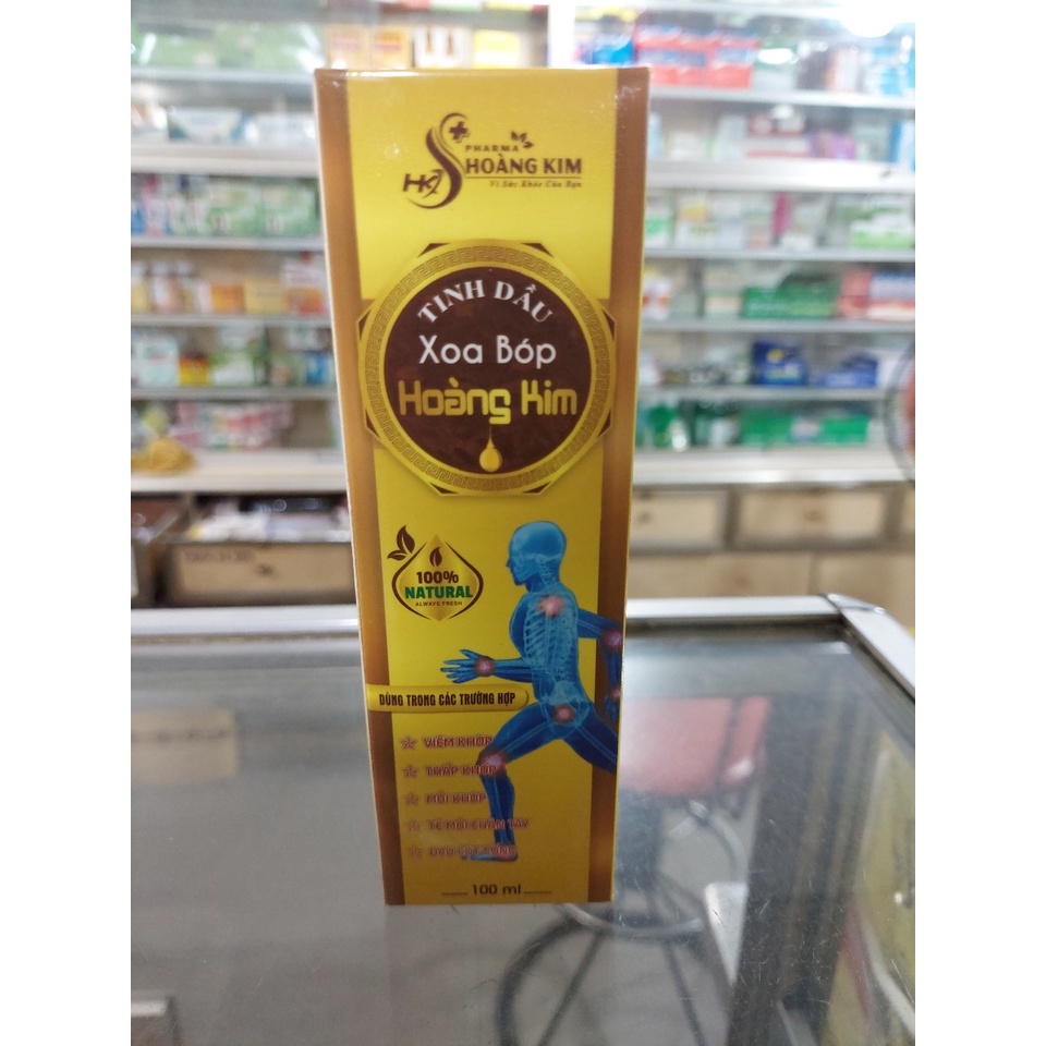 Tinh dầu xoa bóp Hoàng Kim