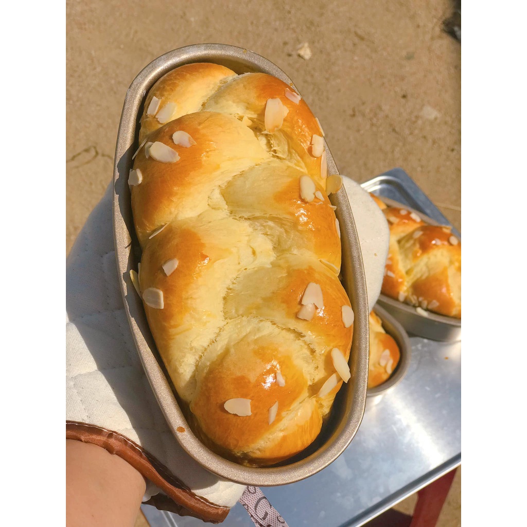 Khuôn Làm Bánh Oval D08 Làm Bánh Mì Hoa Cúc Chống Dính -Thyna Store