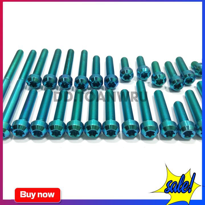 Full Bộ Ốc Gắn Lốc Máy cho xe Raider Fi - Siêu chất Siêu rẻ