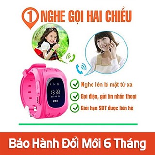 Đồng Hồ Định Vị Trẻ Em Thông Minh Q50 BH: 6 Tháng