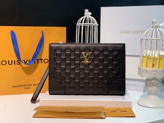 Ví Cầm Tay LV Super (Da Thật)