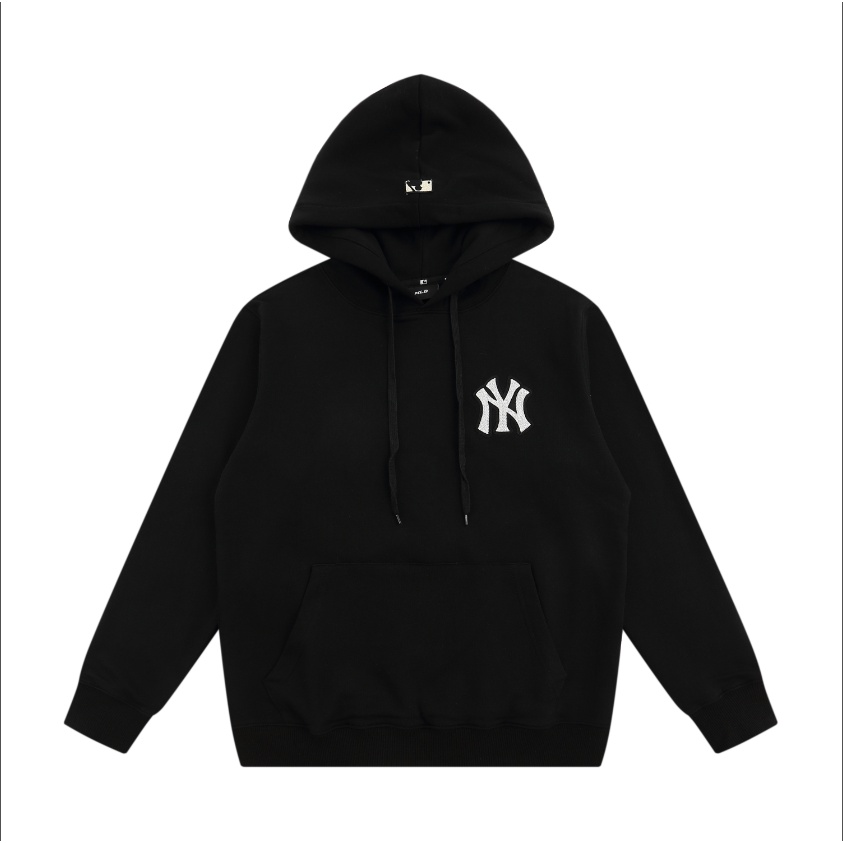 Hàng Spot! Áo Hoodie Tay Dài Dáng Rộng Thêu Chữ MLB Cổ Điển Cho Nam Và Nữ