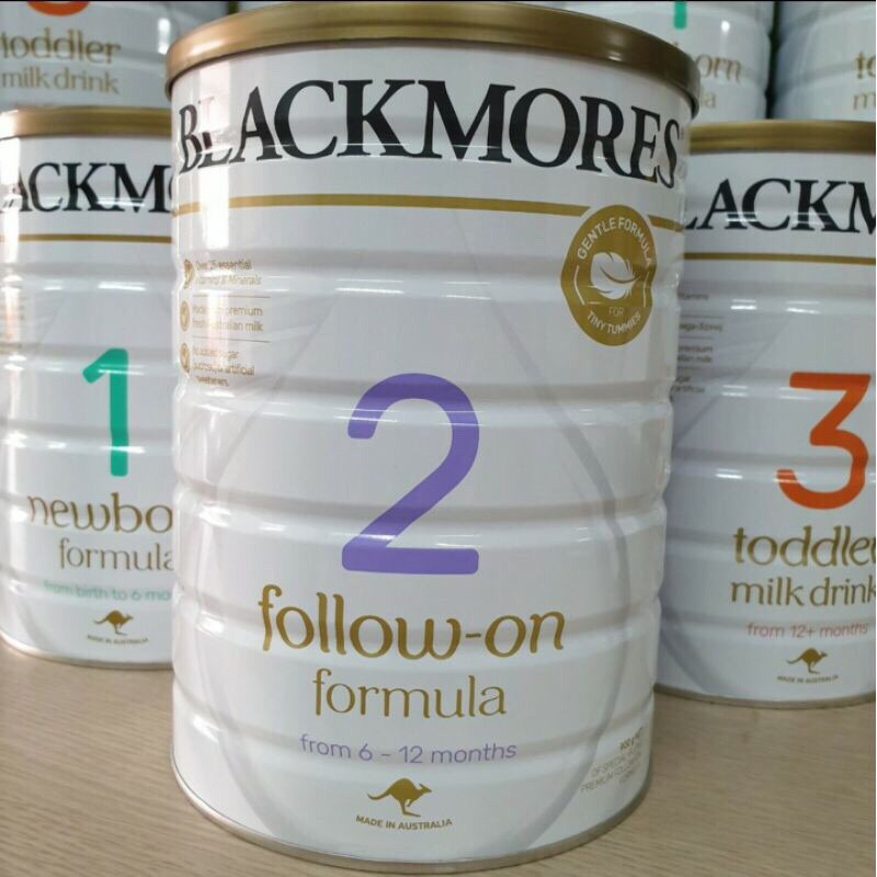Sữa BLACKMORES Úc số 1, 2, 3 900g date t12/2022