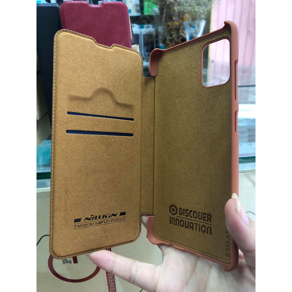 Bao Da Samsung Galaxy A51 Nillkin Qin Chính Hãng