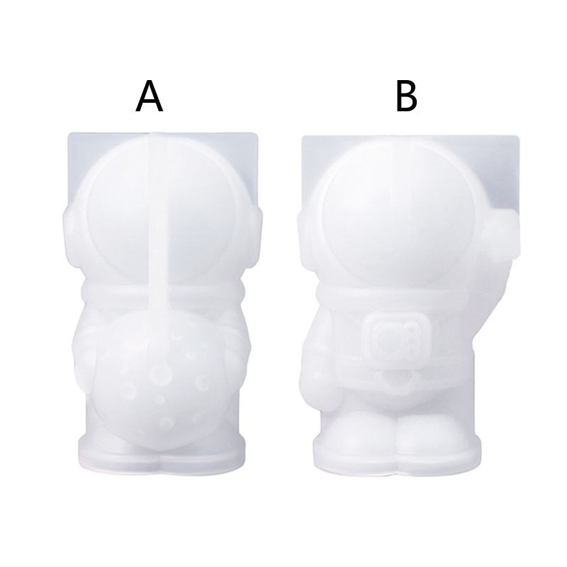 Sa Khuôn Silicon Làm Móc Khóa Hình Phi Hành Gia