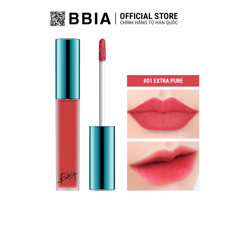 Son Kem Lì Bbia Last Velvet Lip Tint Version 1 (5 màu) 5g Bbia Official Store chính hãng [hà anh shop mall]