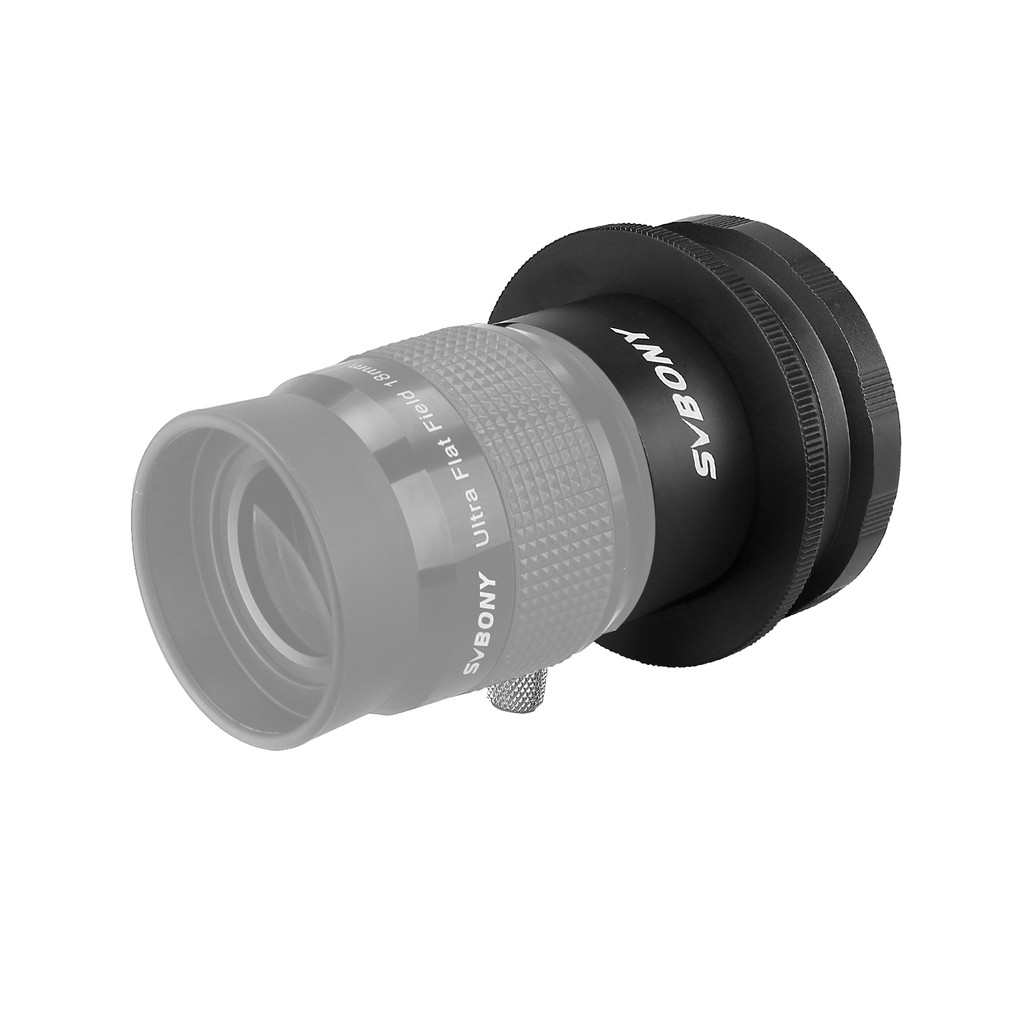 SVBONY SV149 Camera Lens Adapter for Nikon AF Cameras to 1.25 inch Eyepiece M42 CCD for Photography Guiding