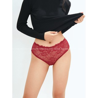 Quần lót petty ren đỏ xmpa-02