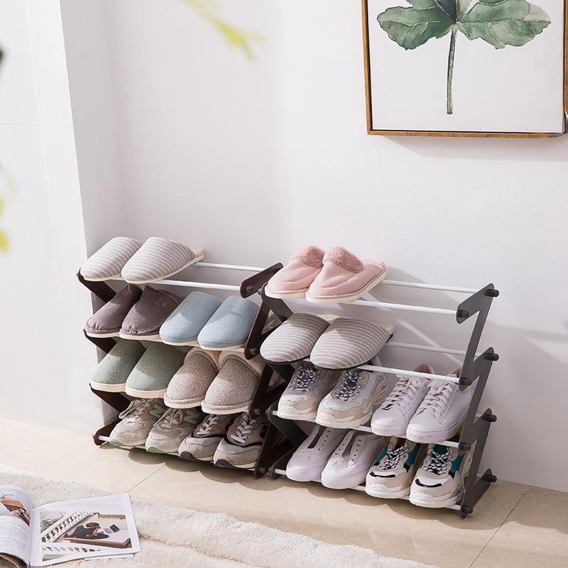 Kệ Dép Chữ Z 4 Tầng  Để Sách Vỡ, Giày Dép, Đa Năng -datmoi