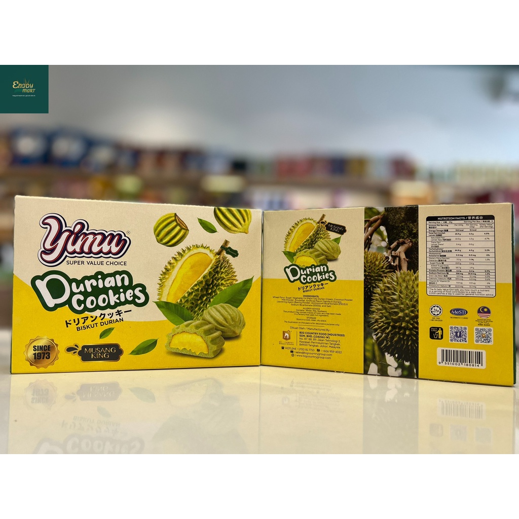 BÁNH QUY KEM SẦU RIÊNG DURIAN COOKIES MUSANG KING