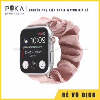 Combo cột tóc + dây đeo vải lụa AW 7/6/5/4/3/2/1 Đủ 38/40/42/44mm