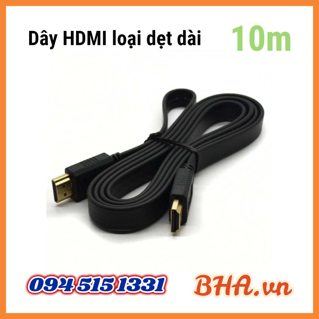 Dây cáp tín hiệu HDMI dài 10m tròn