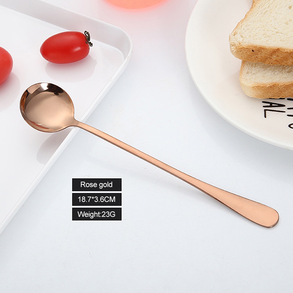 Muỗng cà phê bằng thép không gỉ nhiều màu sắc