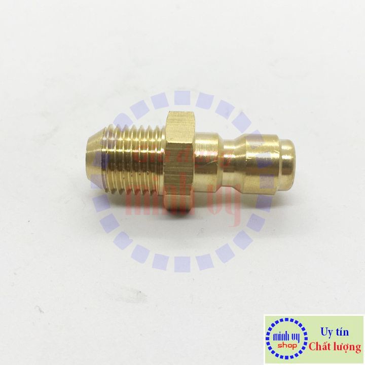 Đầu nối nhanh ĐỰC 1/4 inch - ren NGOÀI 14mm lồi -M1/4N14loi