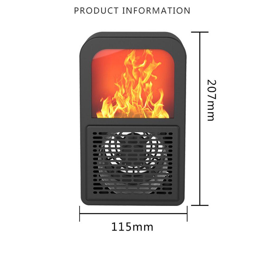 PISTA Lò Sưởi Gắn Tường 400W Tiện Dụng