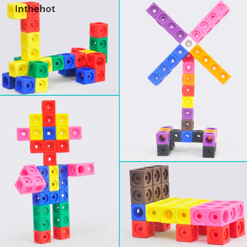 Đồ Chơi Lắp Ráp Khối 10 Màu Sắc Vui Nhộn Dành Cho Trẻ