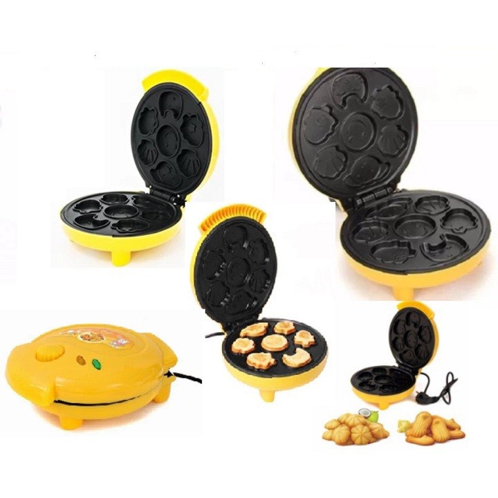 Máy Nướng Bánh, Máy Làm Bánh Hình Thú 7 Khuôn Magic Bullit