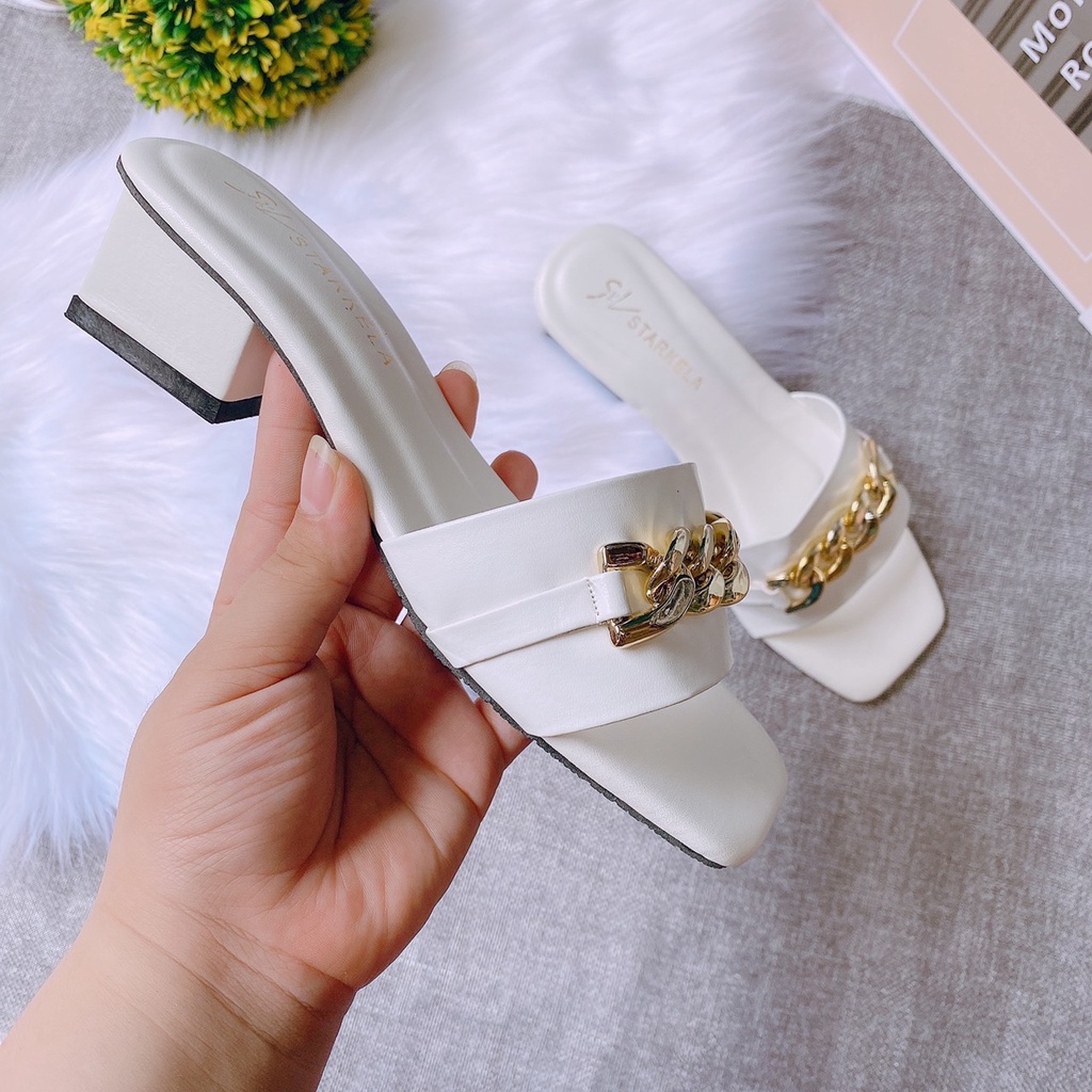 [GIÁ SỈ RẺ] DÉP GUỐC NỮ 4P QUAI BẢN XÍCH NGANG HOT TREND