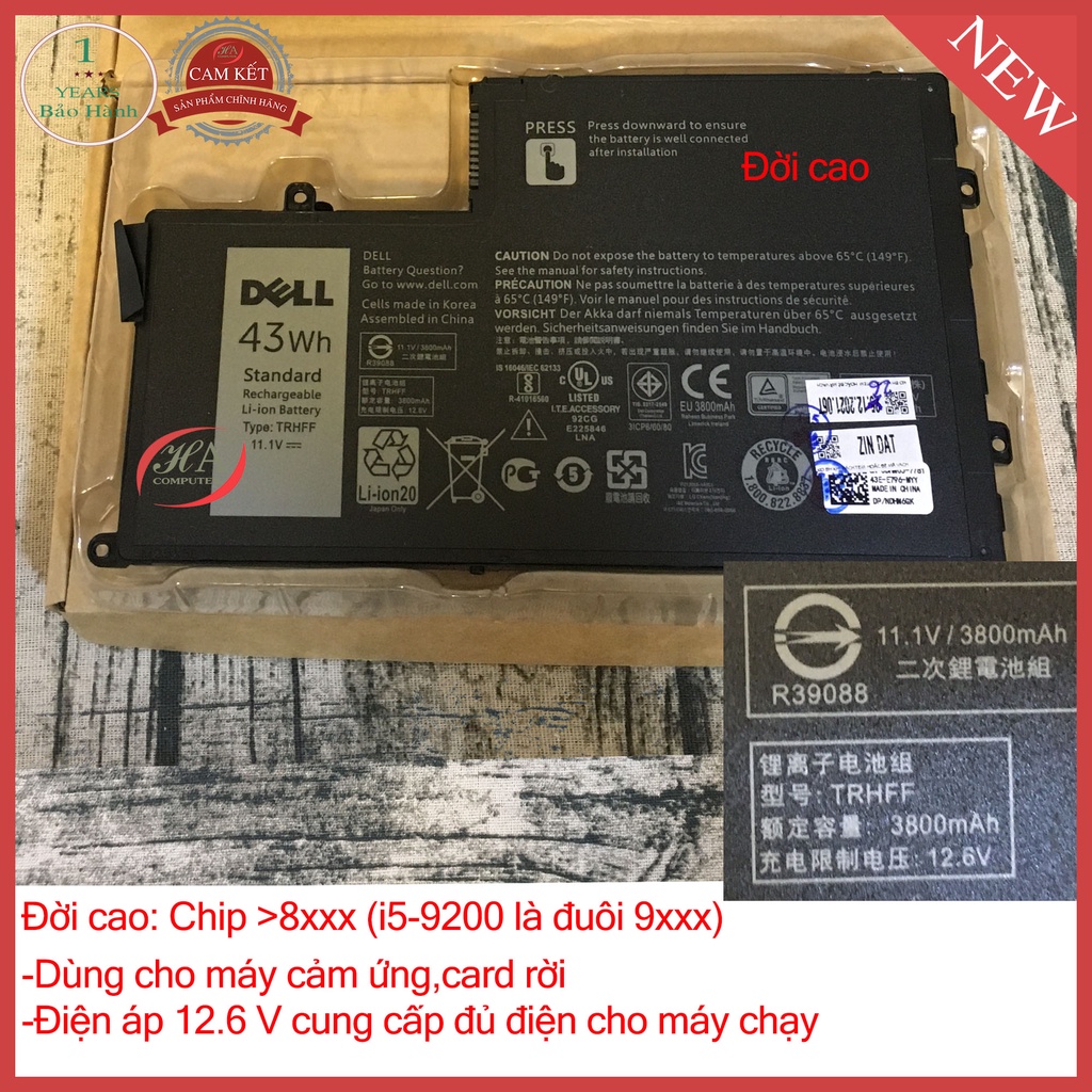 Pin dell Latitude 3450