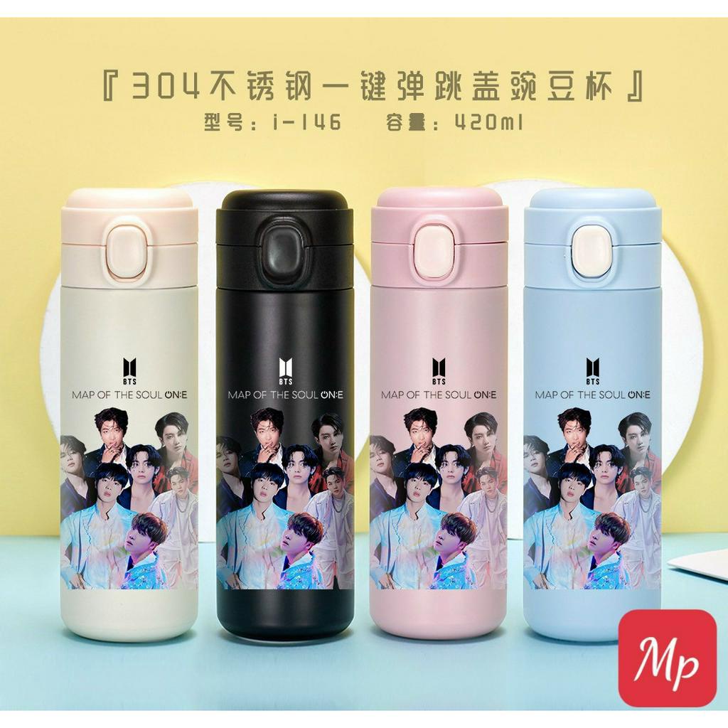 Bình giữ nhiệt Black Pink, bình nước BTS siêu sịn mang đi mọi học, đi chơi