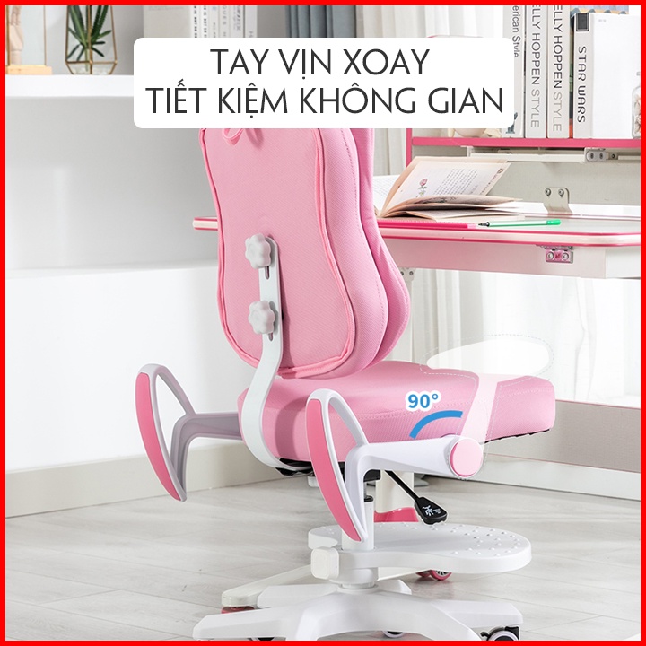 Ghế chống gù chống cận cho bé có đai bảo vệ cột sống, Ghế học sinh chống gù chống cận tăng giảm chiều cao