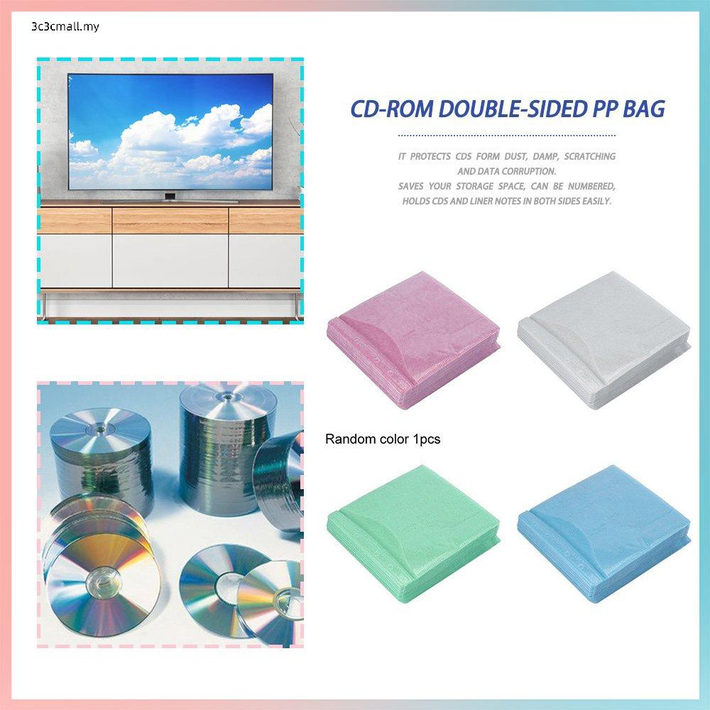 Set 100 Túi Đựng Đĩa Cd Dvd Hai Mặt Giá Đỡ | BigBuy360 - bigbuy360.vn