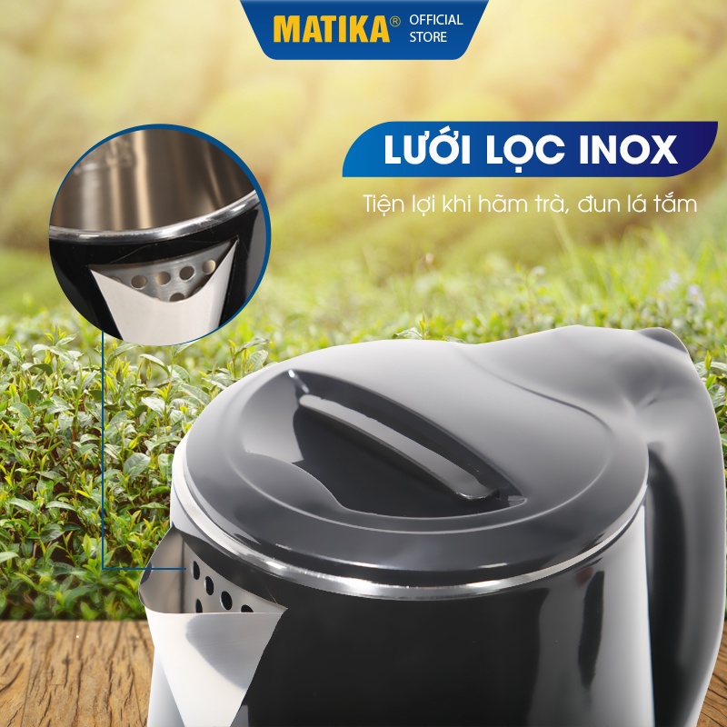 Ấm Siêu Tốc MATIKA 2L 1500W MTK-20