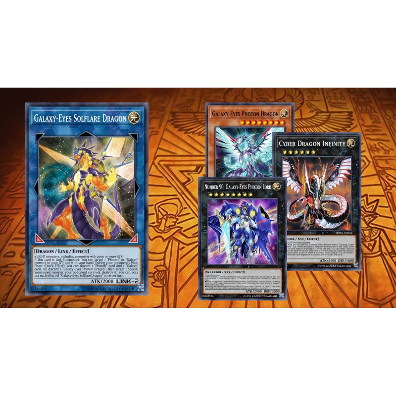 | Bài Yugioh In | Galaxy Dragon Deck 2020