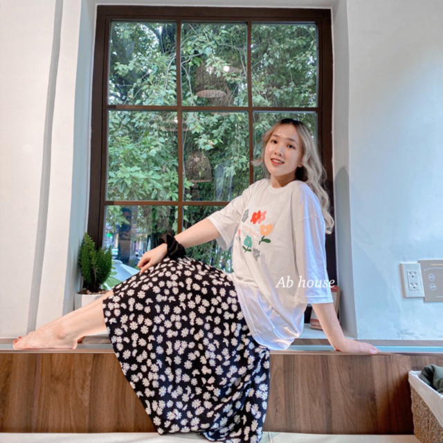 Váy Hoa Cúc Hoạ Mi-Daisy Shirt Ulzzang | BigBuy360 - bigbuy360.vn