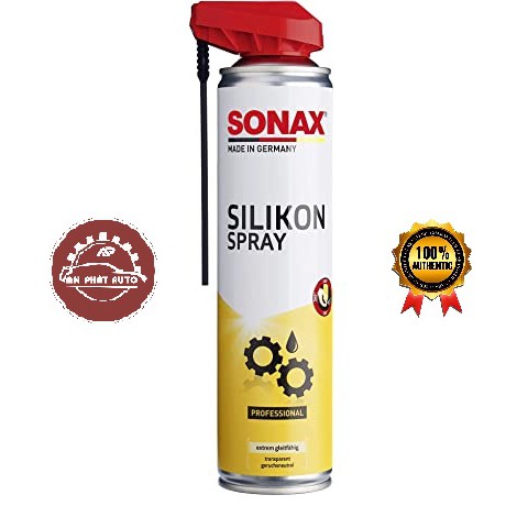 SONAX - Chất Bôi Trơn, Bảo Dưỡng Kim Loại, Cao Su, Nhựa, Gỗ (Sonax Silikon Spray 400ml) [Hàng Đức Chính Hãng]