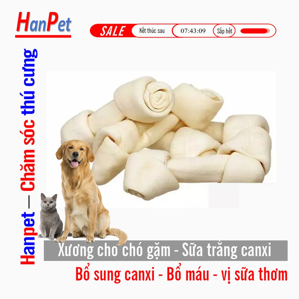 HCM-SP1159 – Xương chó gặm – Xương doog tết xoắn (3 vị) (hanpet 4711823)