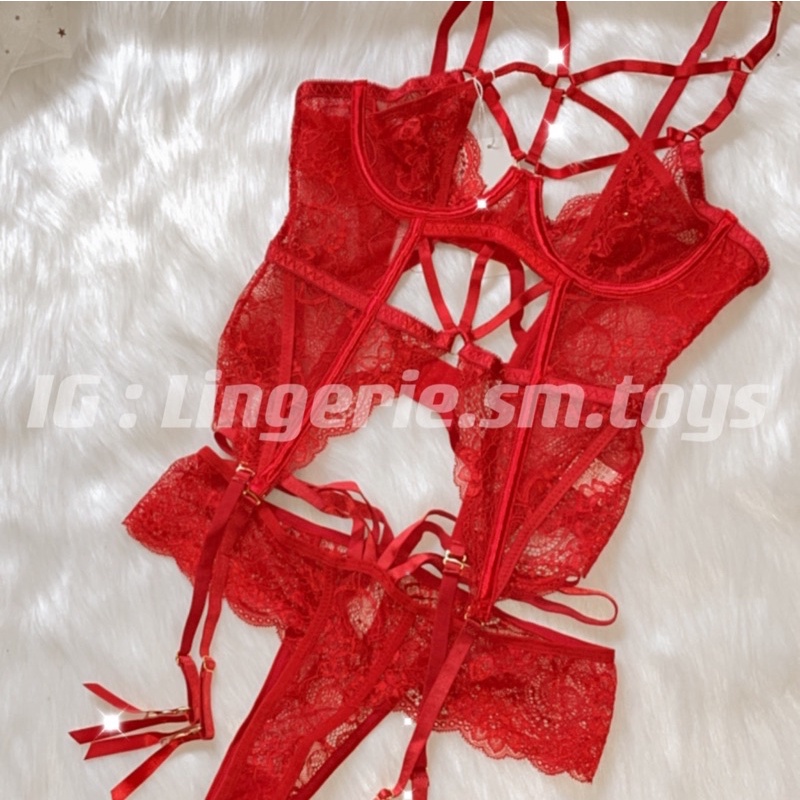 Strappy Corset Dây Đan Quyến Rũ <VIDEO+Ảnh Thật> • Nội Y Nữ Gợi Cảm • @Lingerie.sm.toys | BigBuy360 - bigbuy360.vn