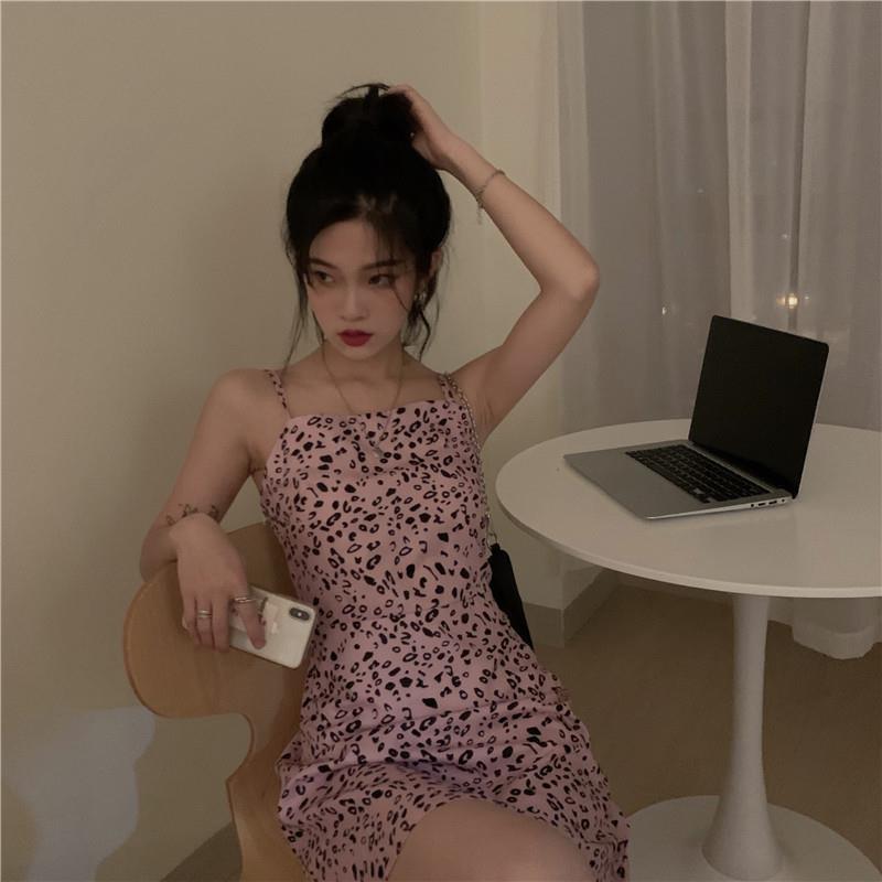 [ Mã FAGREEN1505 giảm 10% tối đa 30K đơn 99K] Đầm Hai Dây Họa Tiết Da Báo Thời Trang Hè 2020 Cho Nữ | BigBuy360 - bigbuy360.vn