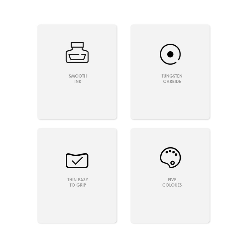 Bút Bi Mực Đen Ngòi 0.5MM / 5Mm NS572