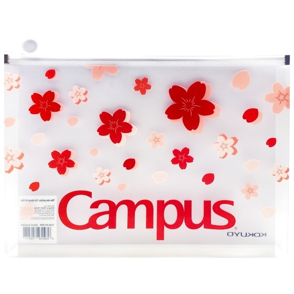 Túi Đựng Tài Liệu Có Khóa Zip Campus Sakura A4