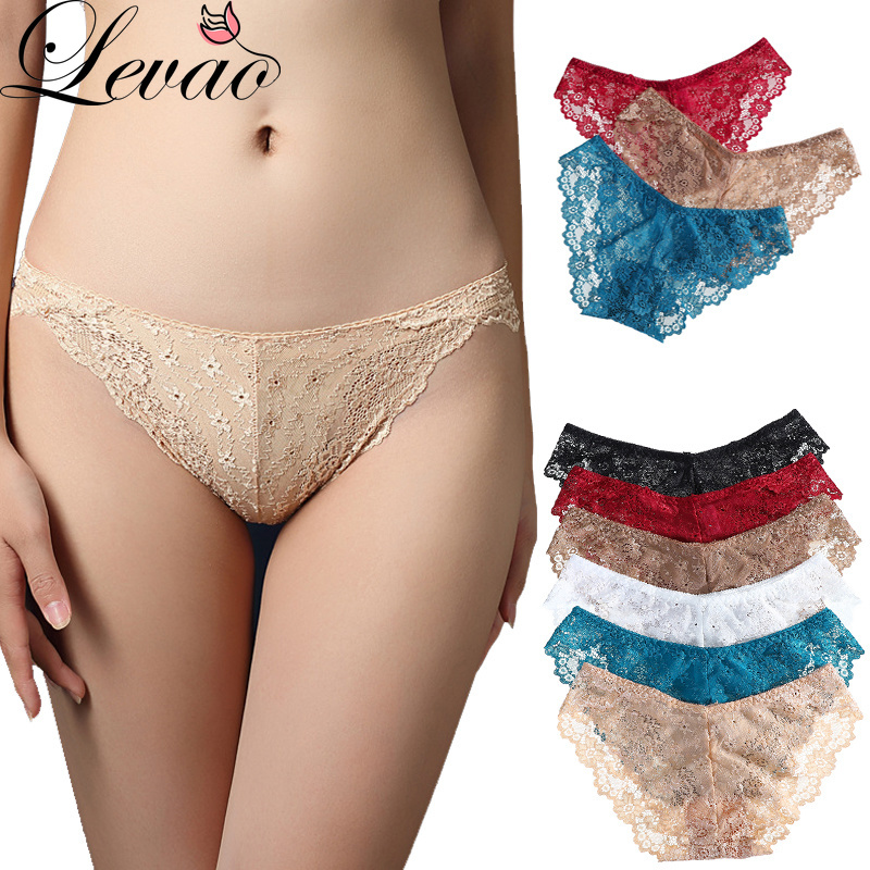 Quần Lót Levao Vải Ren Xuyên Thấu Gợi Cảm Cho Phụ Nữ