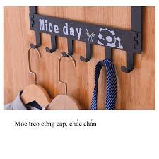 Móc treo quần áo gắn sau cánh cửa Nice Day cực đẹp - 2 mẫu tùy chọn