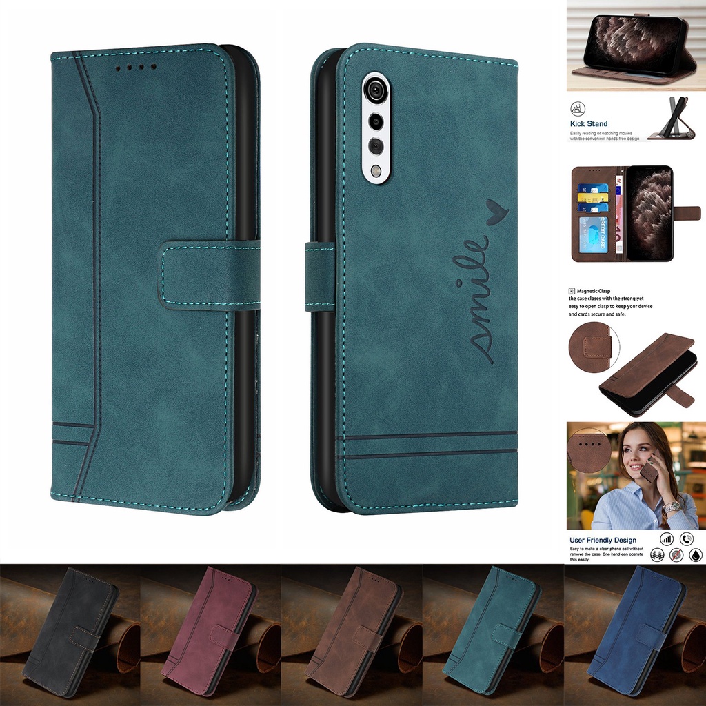 Ốp Điện Thoại Da Dạng Ví Chống Rơi Cho LG Stylo 6/K71 LG Stylo 7 4G/5G/LG Velvet/G9/G900/LG Velvet 2 Pro
