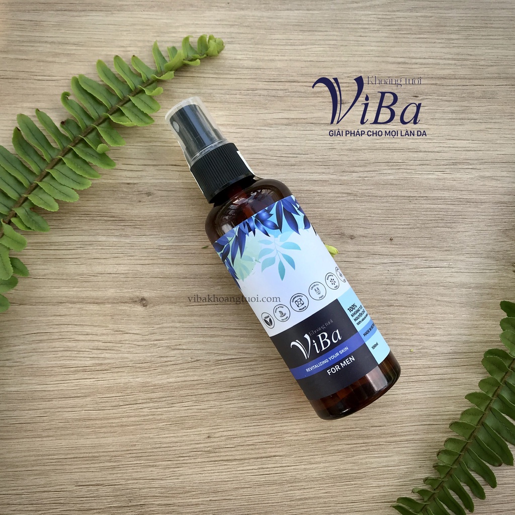Khoáng tươi Viba For Men 100ml Cấp ẩm và phục hồi làn da Pearl Store 31 | BigBuy360 - bigbuy360.vn
