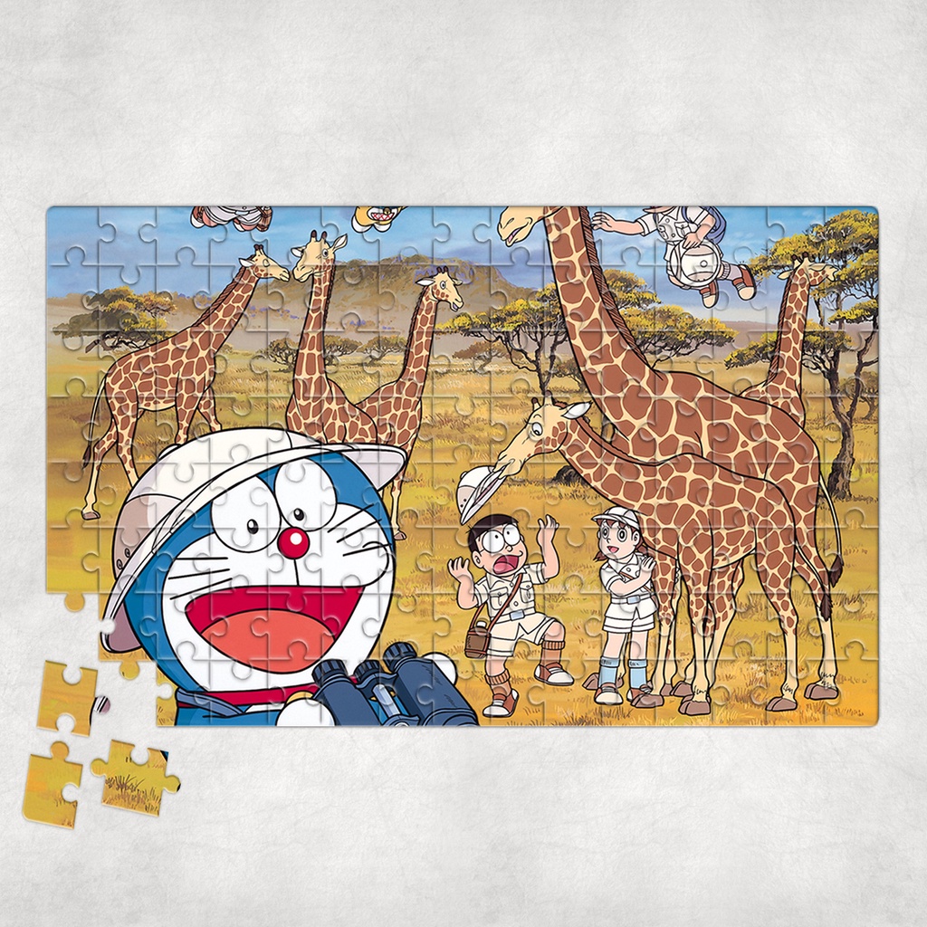Tranh ghép hình DORAEMON - Mẫu 2 - Nhận in theo yêu cầu