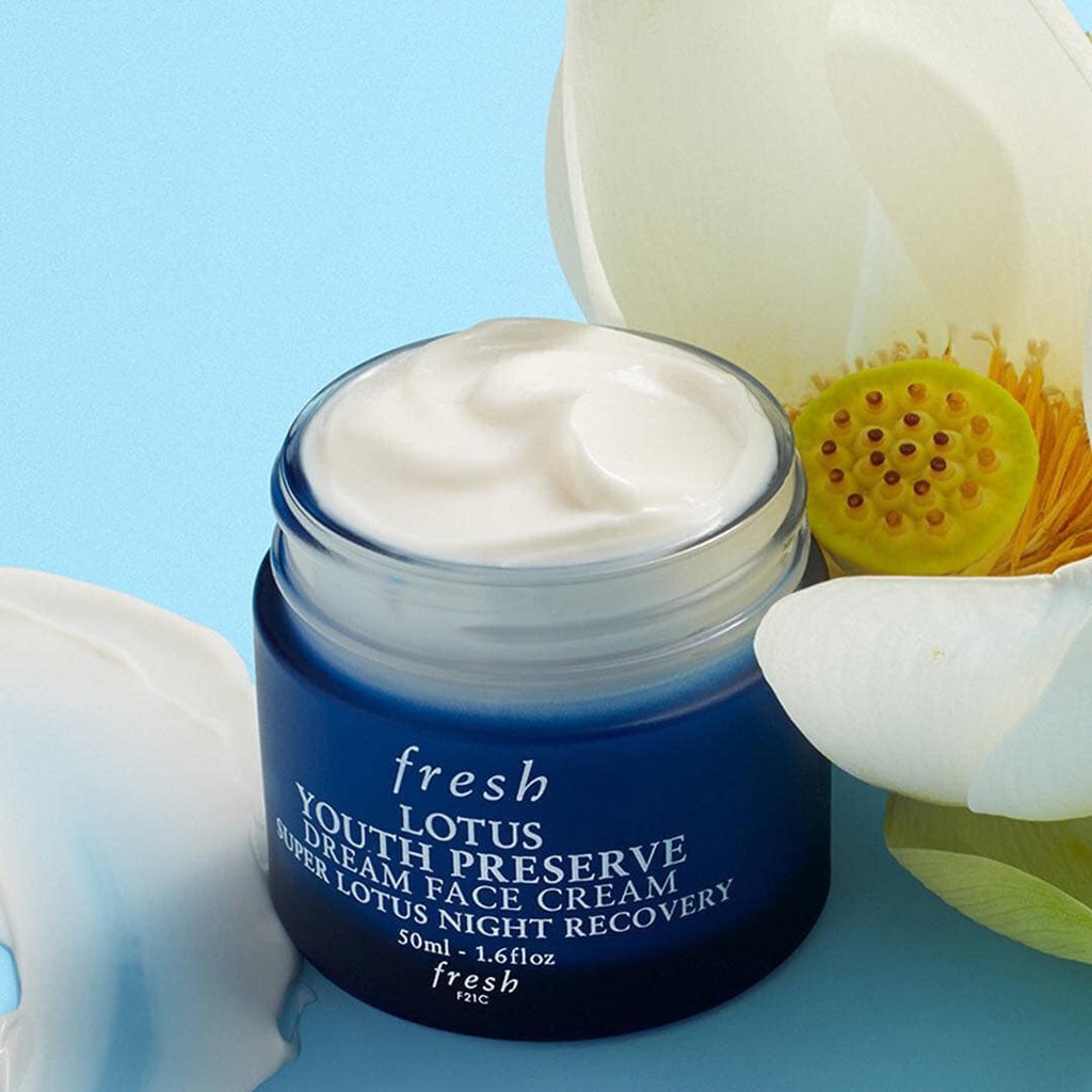 Kem Dưỡng Phục Hồi Da Ban Đêm Chiết Xuất Hoa Sen Fresh Lotus Youth Preserve Dream Night Cream 50ml