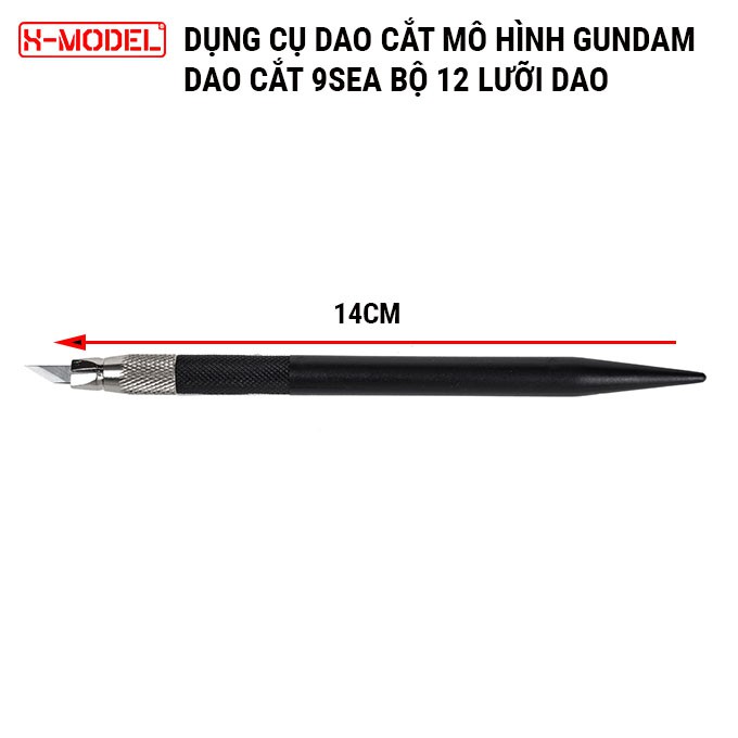 Dụng cụ Gundam dao cắt 9SEA lắp ráp mô hình Gundam Bandai, sử dụng cho đồ chơi lắp ráp Gunpla, Anime