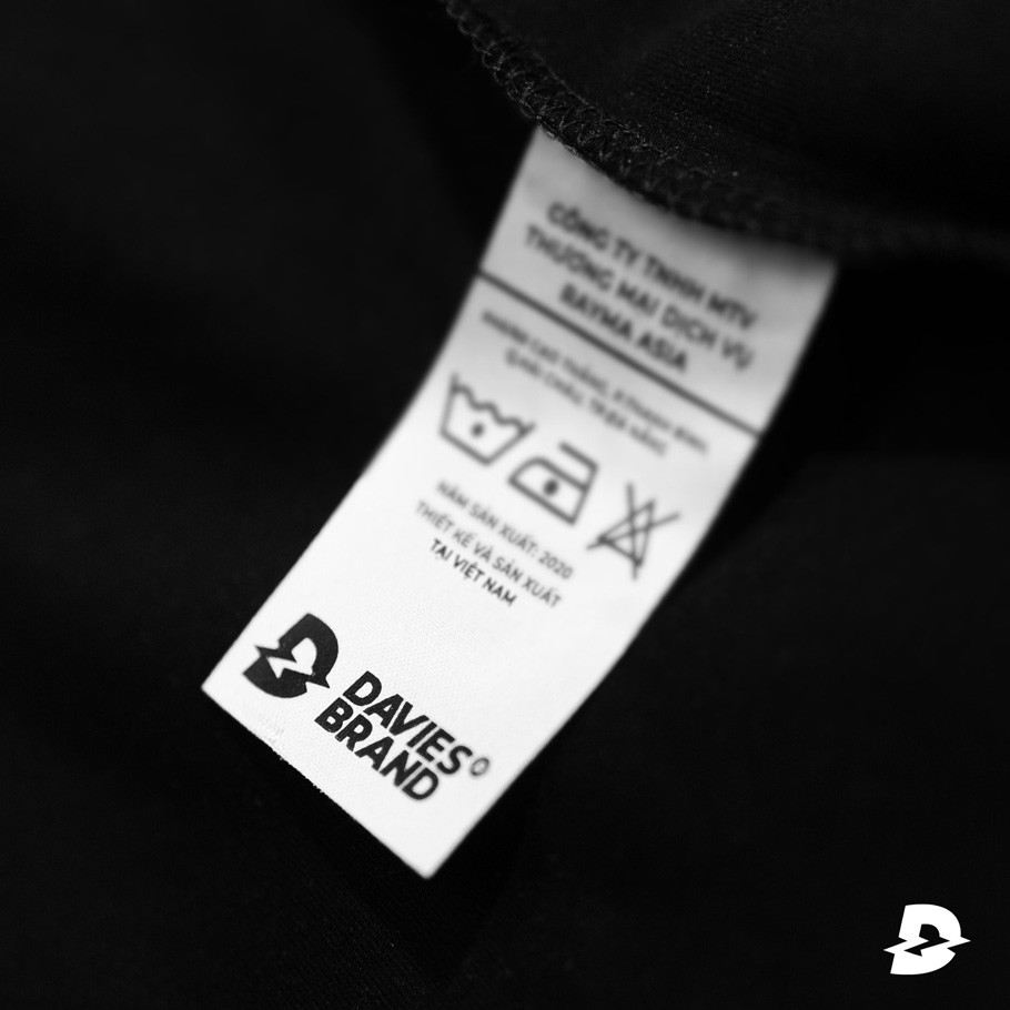 Áo thun nam nữ tay lỡ màu đen Street Icon - DAVIES. | BigBuy360 - bigbuy360.vn
