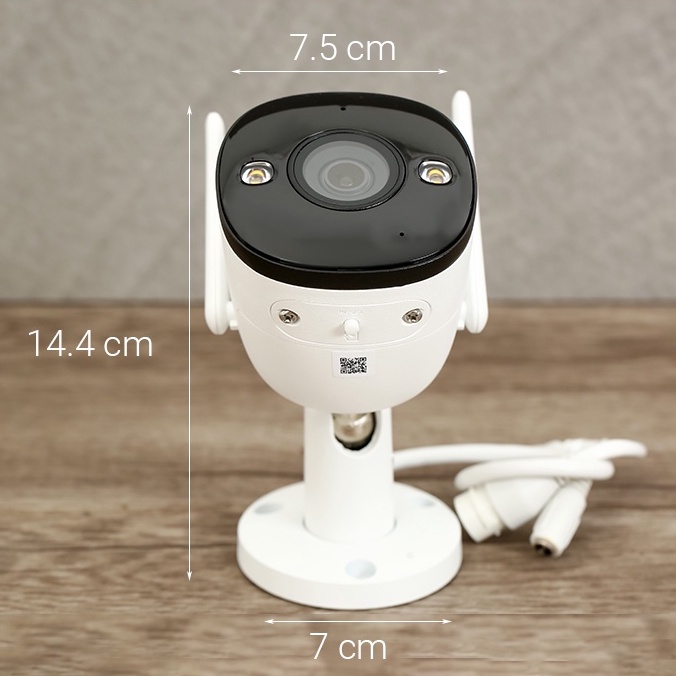Camera ngoài trời IMOU Bullet 2/ Bullet 3/ 3C, Kết nối wifi, Chống nước IP67, Quay màu ban đêm, Cảnh báo chuyển động