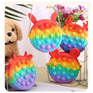 Pop it Fidget Túi kỳ lân / Hello Kitty túi đeo vai lớn, Đa dạng kiểu dáng và màu sắc phong phú, Quà trẻ em