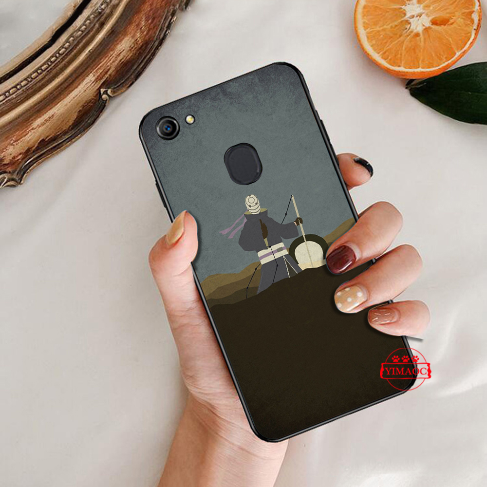 OPPO A3S A5 2018 A37 Neo 9 A39 A57 A5S A7 A59 F1S A77 F3 A83 A1 F5 A73 F F9 Pro 353B Naruto Uchiha Obito Originalblack Soft Case