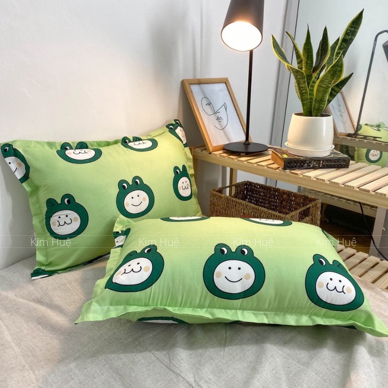 Vỏ gối đầu 45x65cm KimBedding gối nằm chất poly cotton nhiều họa tiết đẹp | BigBuy360 - bigbuy360.vn