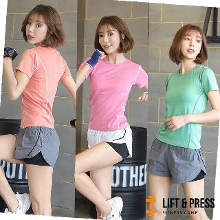 Set Bộ Quần Đùi short Áo thun Thể Thao Nữ AAnker (Đồ Tập Gym, Yoga) Store Nam Spport