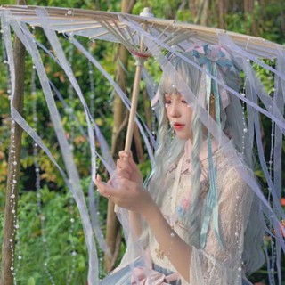 [RẺ VÔ ĐỊCH- ẢNH THẬT] Ô vải dù cổ trang dây tua dài