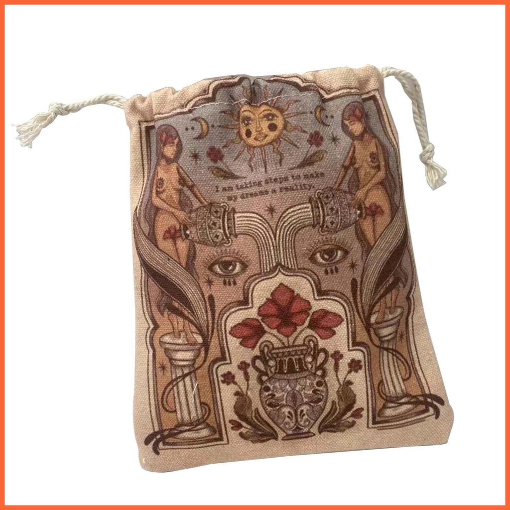 Túi Dây Rút Đựng Bài Tarot Chất Liệu Nỉ Mềm Mại Siêu Bền